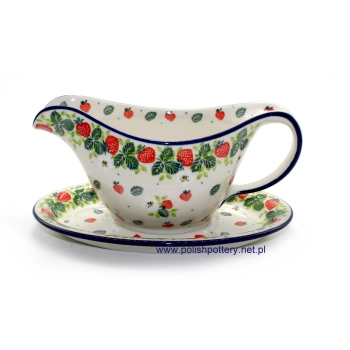 Sosjerka 0,6L z podstawką II Gatunek dek. 2709X